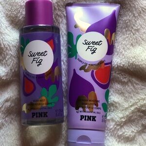 Pink sweet fig lotion and mist set